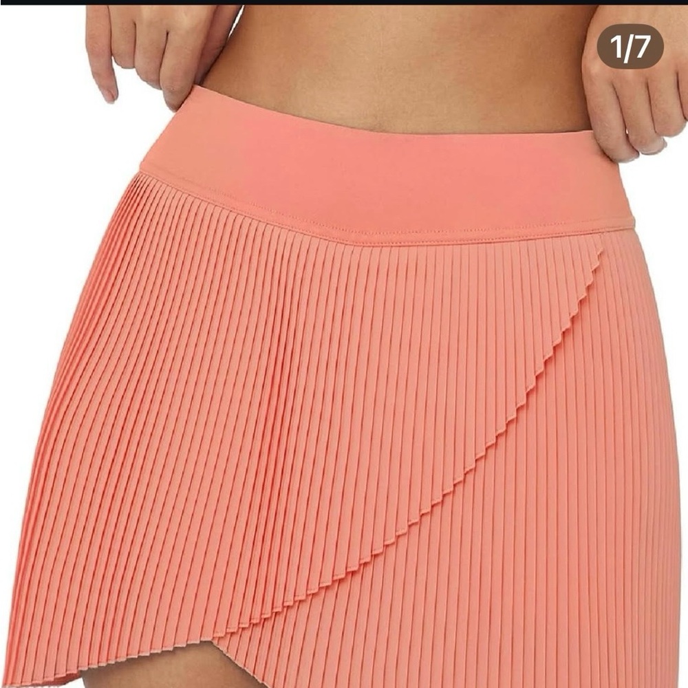 Baleaf Women's Coral Pleated Mini Skirt